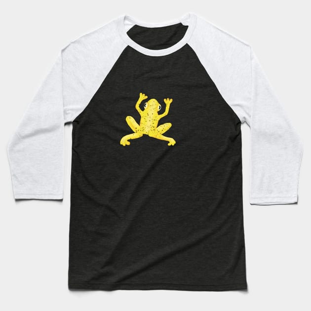 Banana Frog Baseball T-Shirt by Moopichino